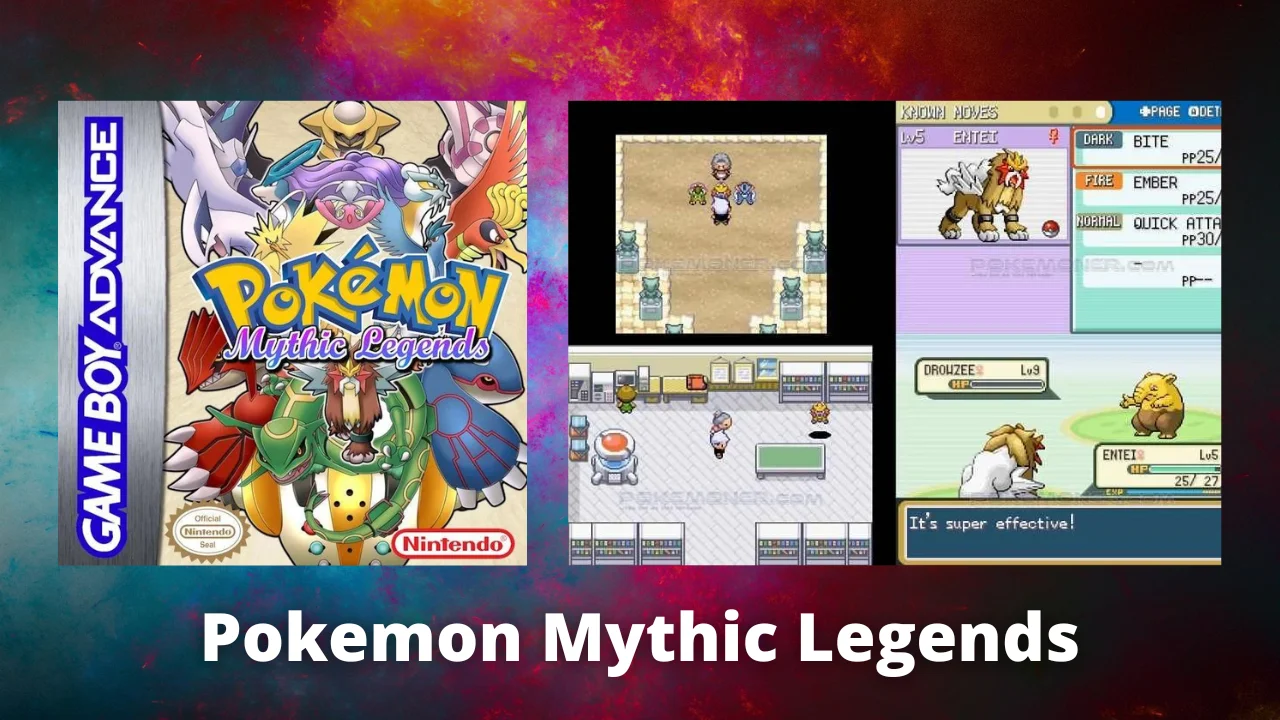 Pokemon Mythic Legends (Hack Rom - GBA) - O Início com Lendários Iniciais 