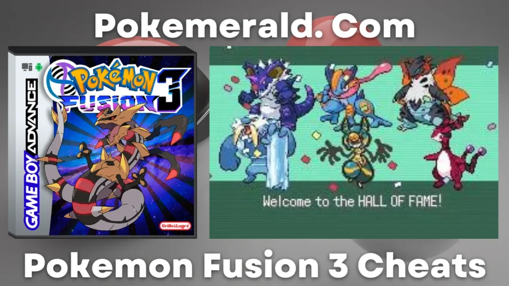 Pokemon Fusion 3 Cheats Codes