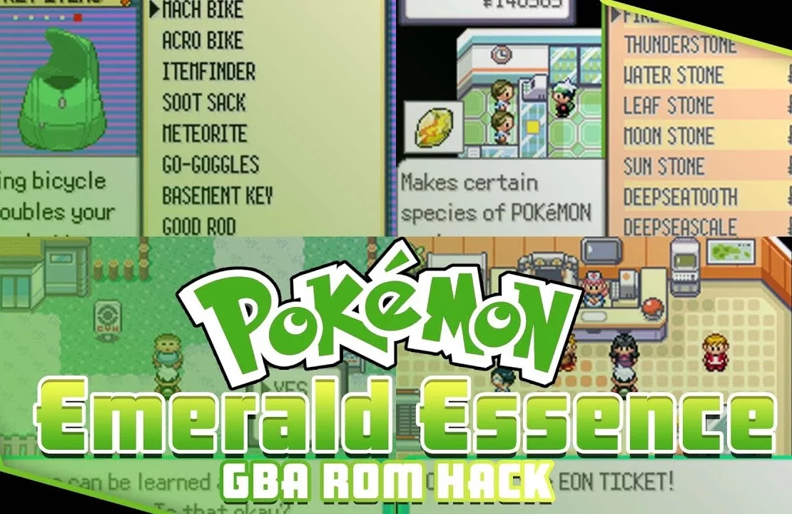 Pokemon Emerald Essence GBA ROM Hack