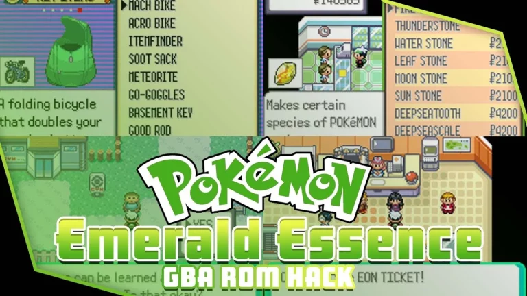 Pokemon Emerald Essence GBA ROM Hack
