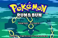 Pokemon Run and Bun