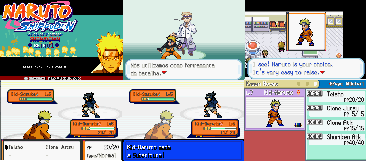 Pokemon Naruto Shippuden Advance Ninja Showdown