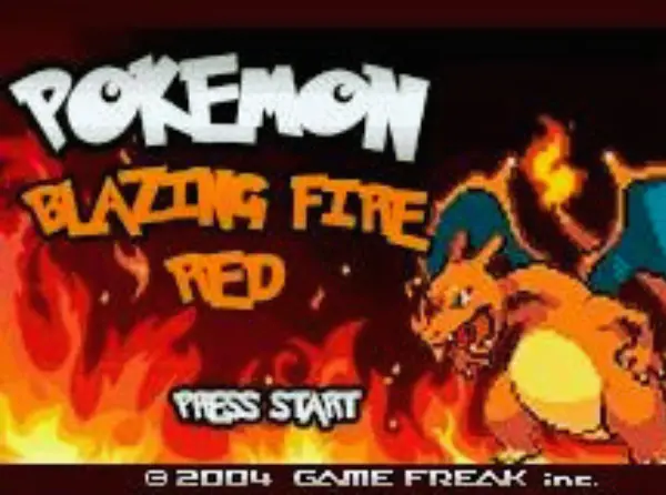 Pokemon Blazing Fire Red